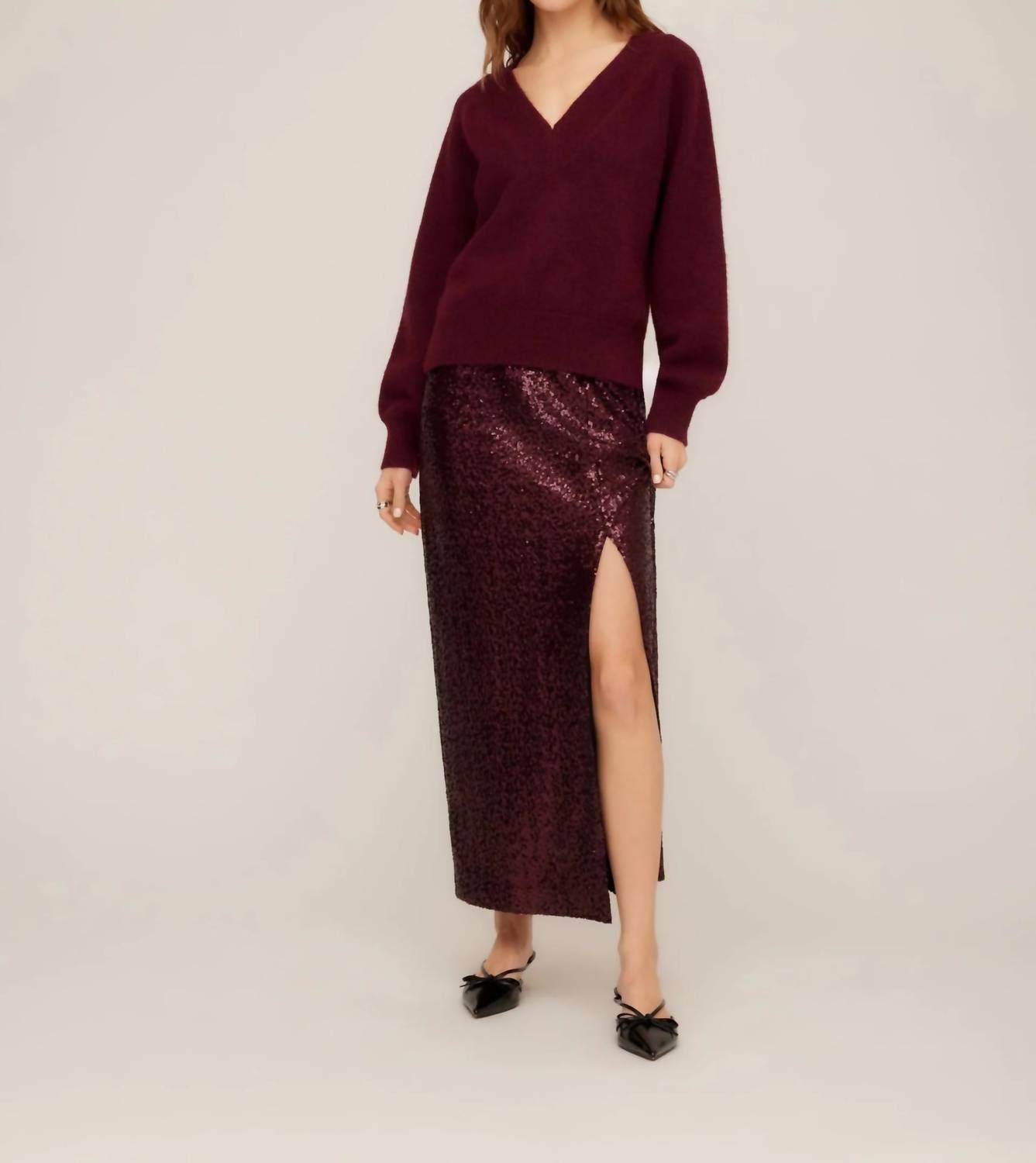 Fifteen Twenty - Heather V Neck Sweater