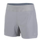 Shorts Mizuno Feminino Running Phoenix 4" Quadrado Cinza Griffin