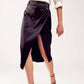 Q2 - Split Front Midi Skirt