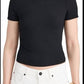 Paige - Blanche Short Sleeve Mock Neck Top