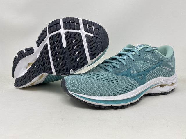 Tênis de corrida Mizuno Wave Inspire 17 feminino, azul, tamanho 7 B, médio, EUA