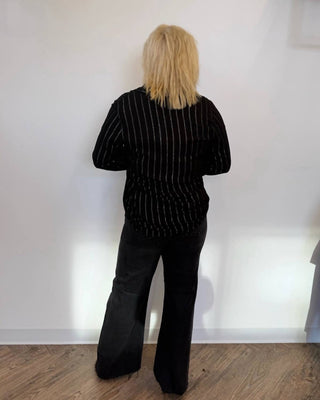 Pistola - Calça jeans larga de cintura alta Jhett