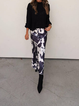 Aemi + Co - Ribbed Knit Slouchy Sweater