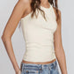 Eterne - High Neck Fitted Tank Top