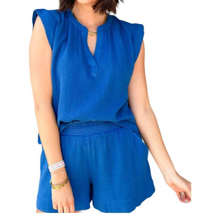 Faherty - Blusa Dylan de gaze de algodão Dream