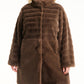 Jones New York Plus Size Faux Fur Coat
