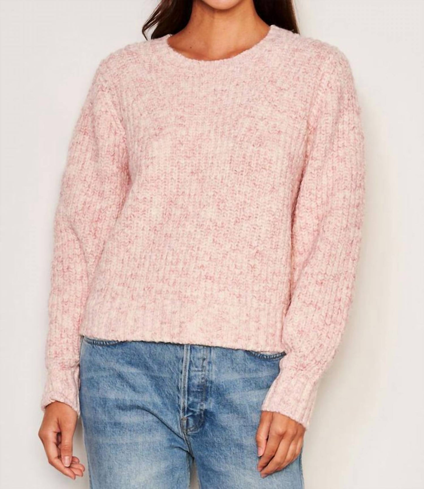 Sundry - Rib Transfer Crewneck Sweater