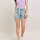 Judy Blue - High Waist Cuffed Jogger Denim Short