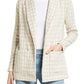 BB Dakota by Steve Madden Geek Chic Blazer in Ivory Check, Size Medium Regular