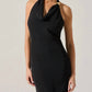 Astr - Alanna Halter Cowl Neck Dress