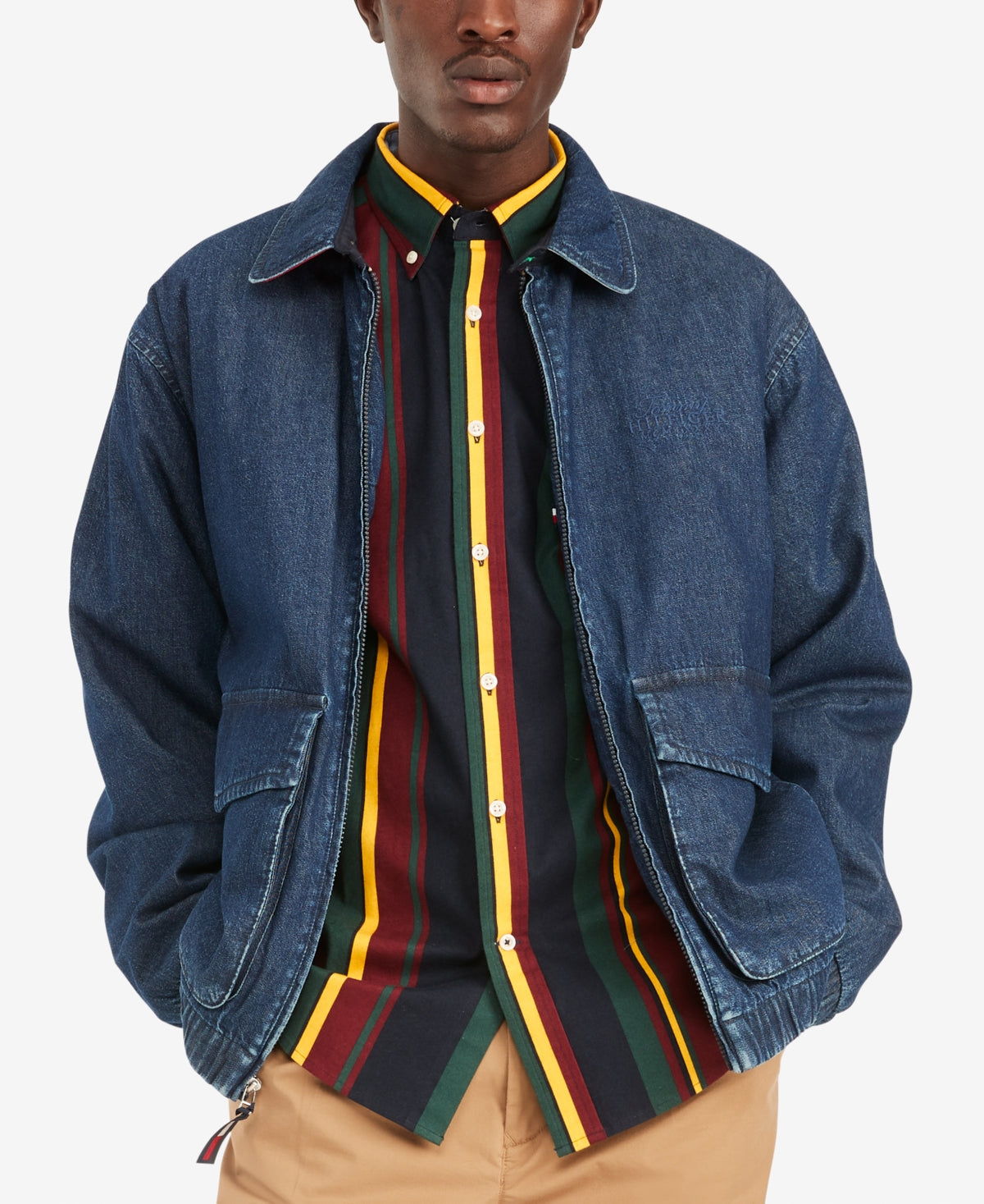 Tommy Hilfiger Men's Filled Denim Ivy Jacket