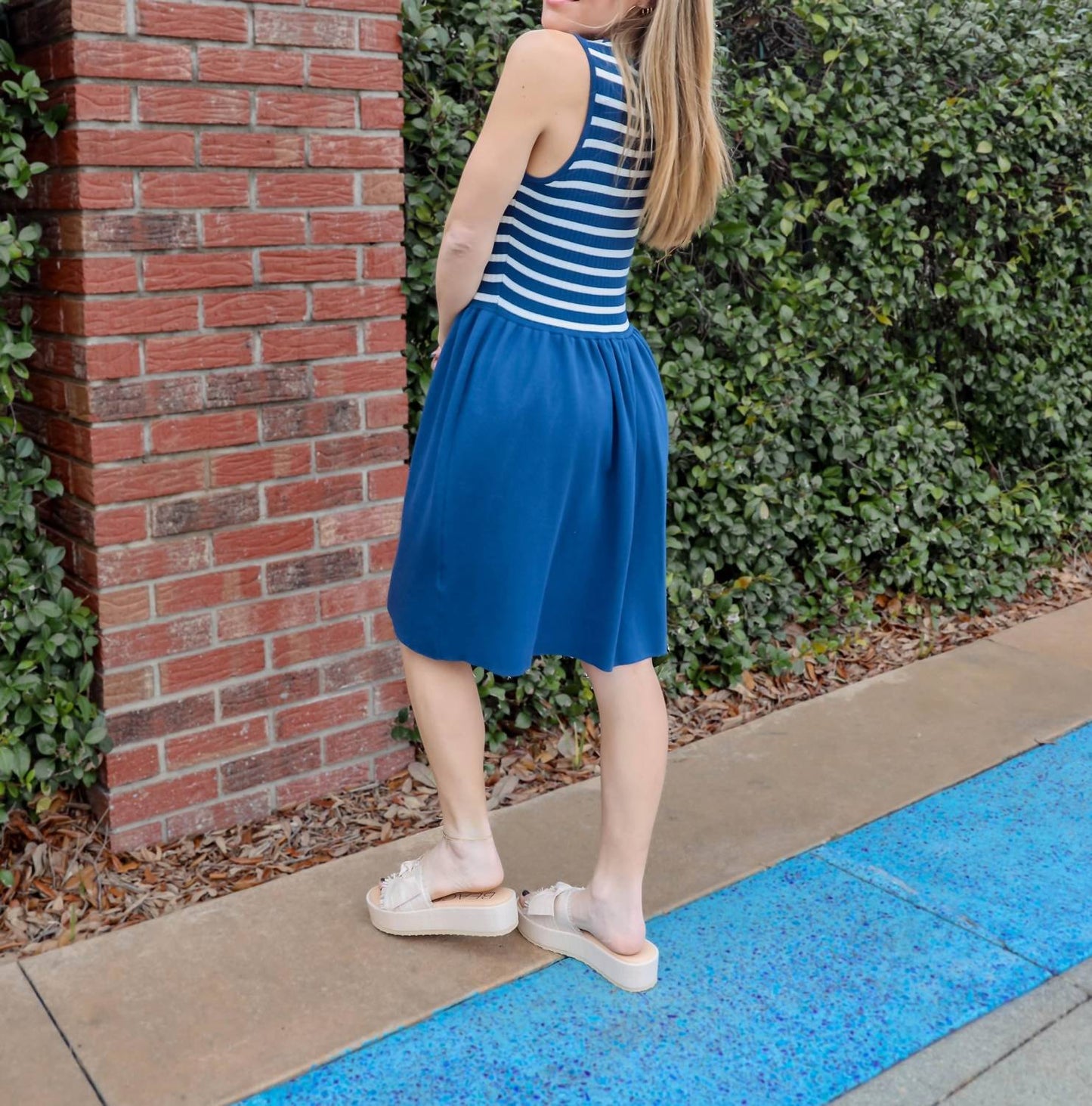 Wishlist - Harbor Striped Mini Dress