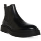 MADDEN Men's Black Goring Comfort Wedge Boots