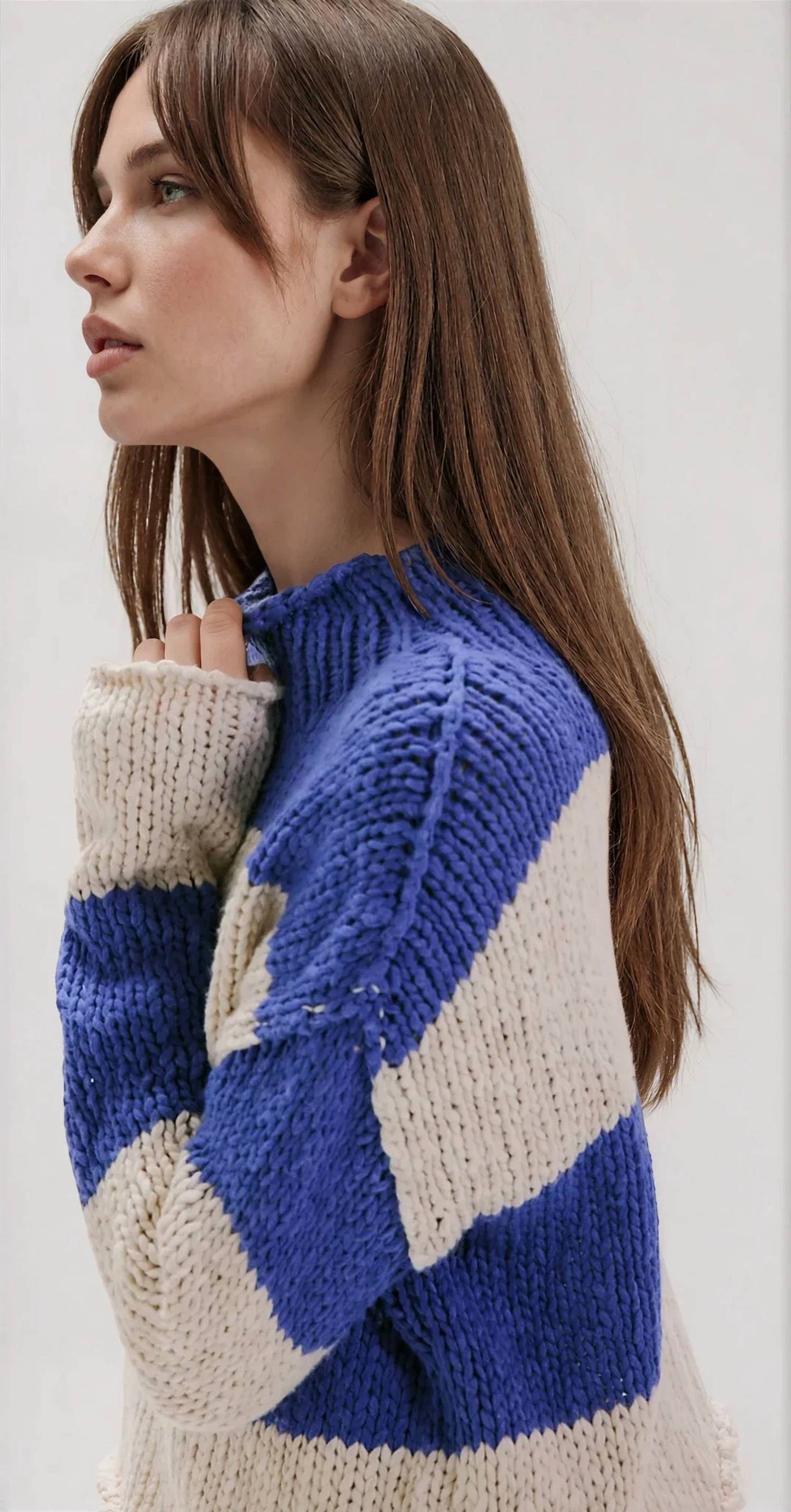 Free People - Opal Rollneck Knit Stripe Sweater