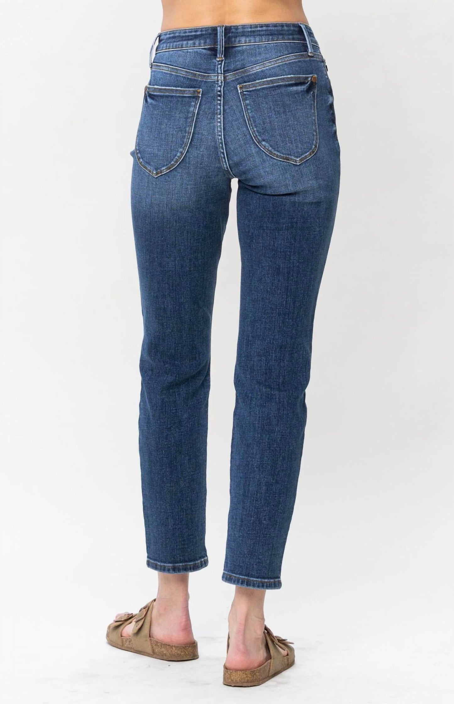 Judy Blue - High Waist Shield Back Pocket Slim Fit Jeans