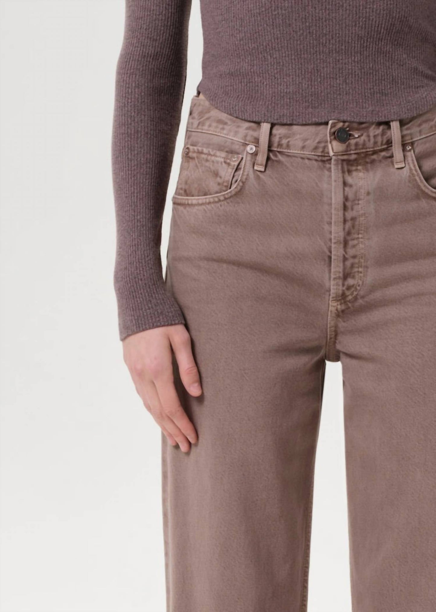 Agolde - Ren Classic Wide-leg Jean
