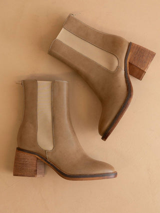 Oasis Society - Botas de salto Chelsea Olivia femininas