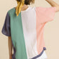 Umgee - Color Block Gauze Top