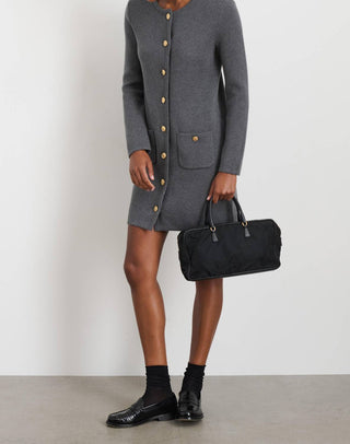 Alex Mill - Stella Long Sleeve Cotton & Cashmere Knit Mini Dress