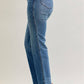 Judy Blue - Reese Mid Rise Slim Straight Leg Jeans