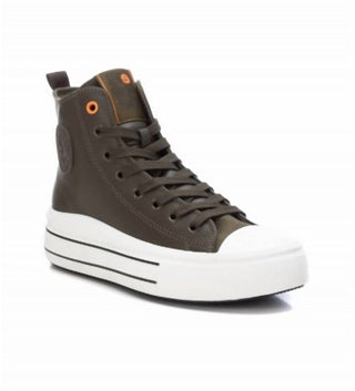 Xti - Botas de cano curto femininas de lona