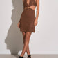Elan - Crochet Mini Halter Cut Out Dress