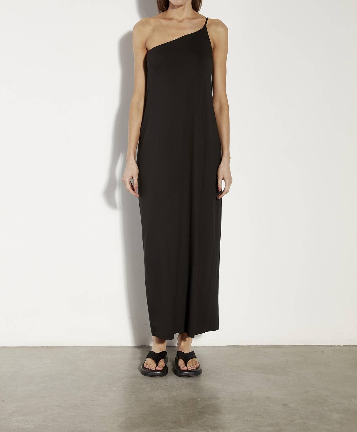 Enza Costa - Luxe Jersey Asymmetrical Maxi Dress