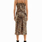 Nicole Miller - Gabriella Satin Midi Slip Dress