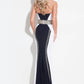 Rachel Allan - Beaded Jersey Strapless Prom Gown