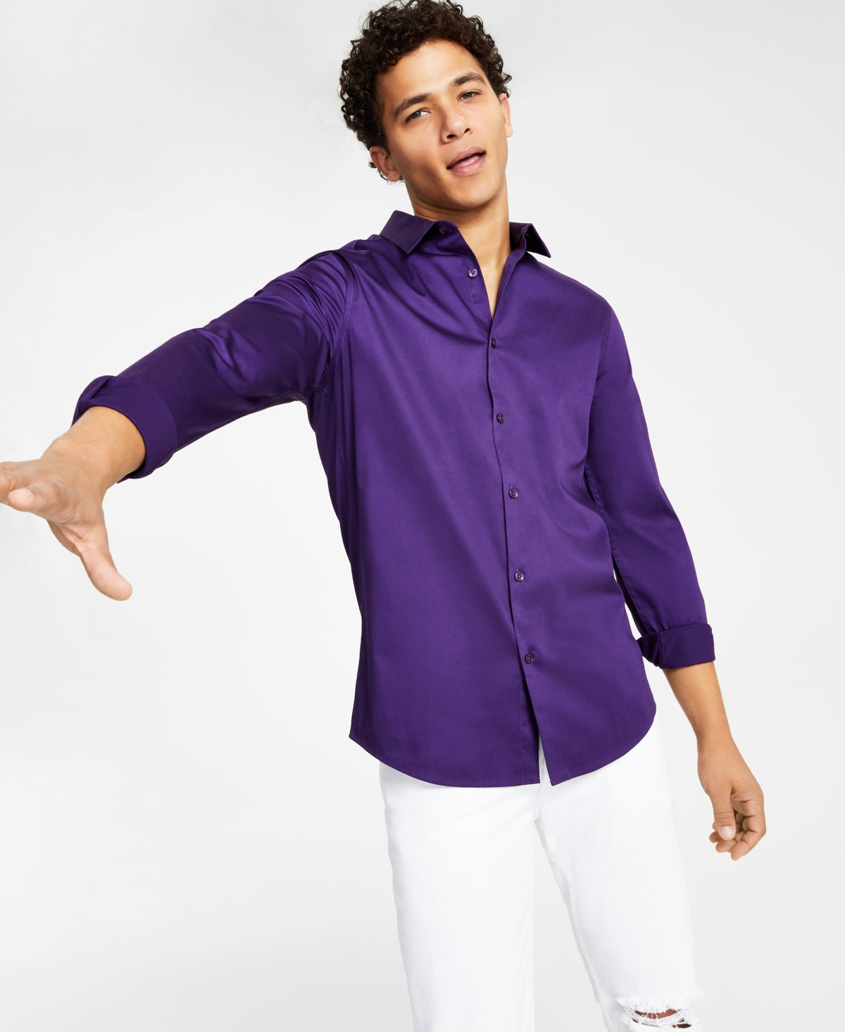 Men's Slim Fit Dress Shirt