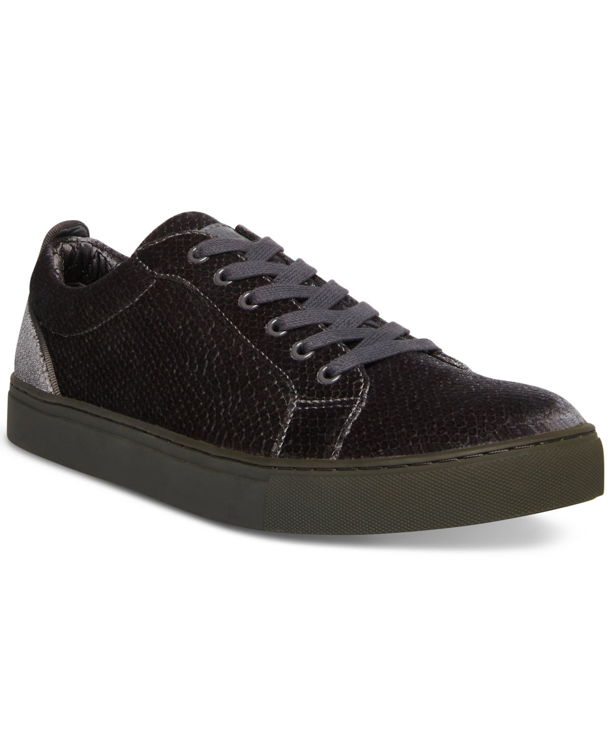 Steve Madden Men's Yali Velvet Low Top Sneakers
