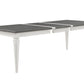 Katia Dining Table With Leaf - Gray / White