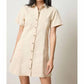 Lilla P - Twill Paneled Shirt Dress