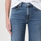 Agolde - Harper Mid Rise Straight Leg Jeans