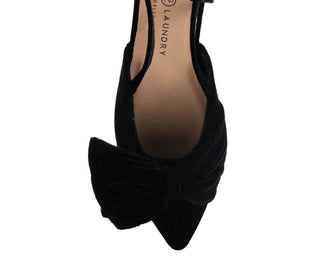 Chinese Laundry - Sapatilhas femininas de bico fino e slingback
