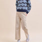 &Merci - Fuzzy Flower Crew Sweater