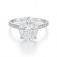 Allyanna Gifts - Women's Oval Pave Moissanite Ring