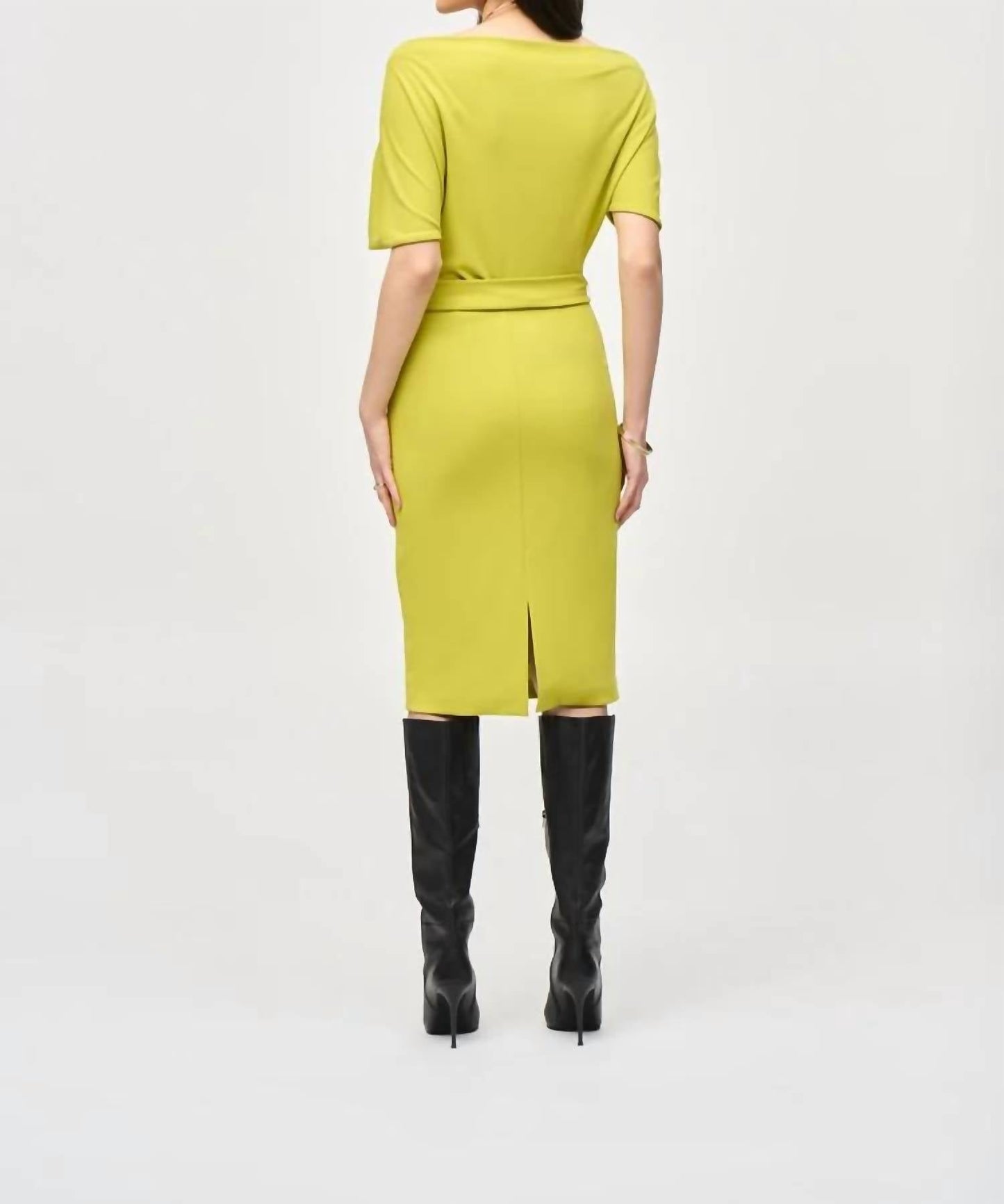 Joseph Ribkoff - Scuba Crepe Belted Dress