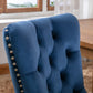 Nikki Collection Modern Tufted Velvet Upholstered Dining Chair Set of 2