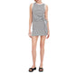 Atm - Classic Jersey Stripe Sleeveless Twist Dress