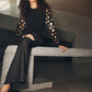 Apricot - Sequin Arm Embellished Jumper