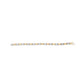 14K Two-Tone Gold 1.00 Cttw Princess-Cut Diamond Chain Link 7" Bracelet (H-I Color, SI1-SI2 Clarity)