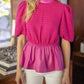 Entro - Prep School Peplum Top