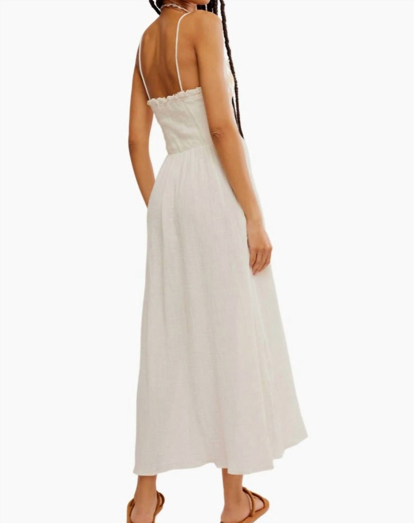Free People - Solid Sweet Nothings Midi Dress