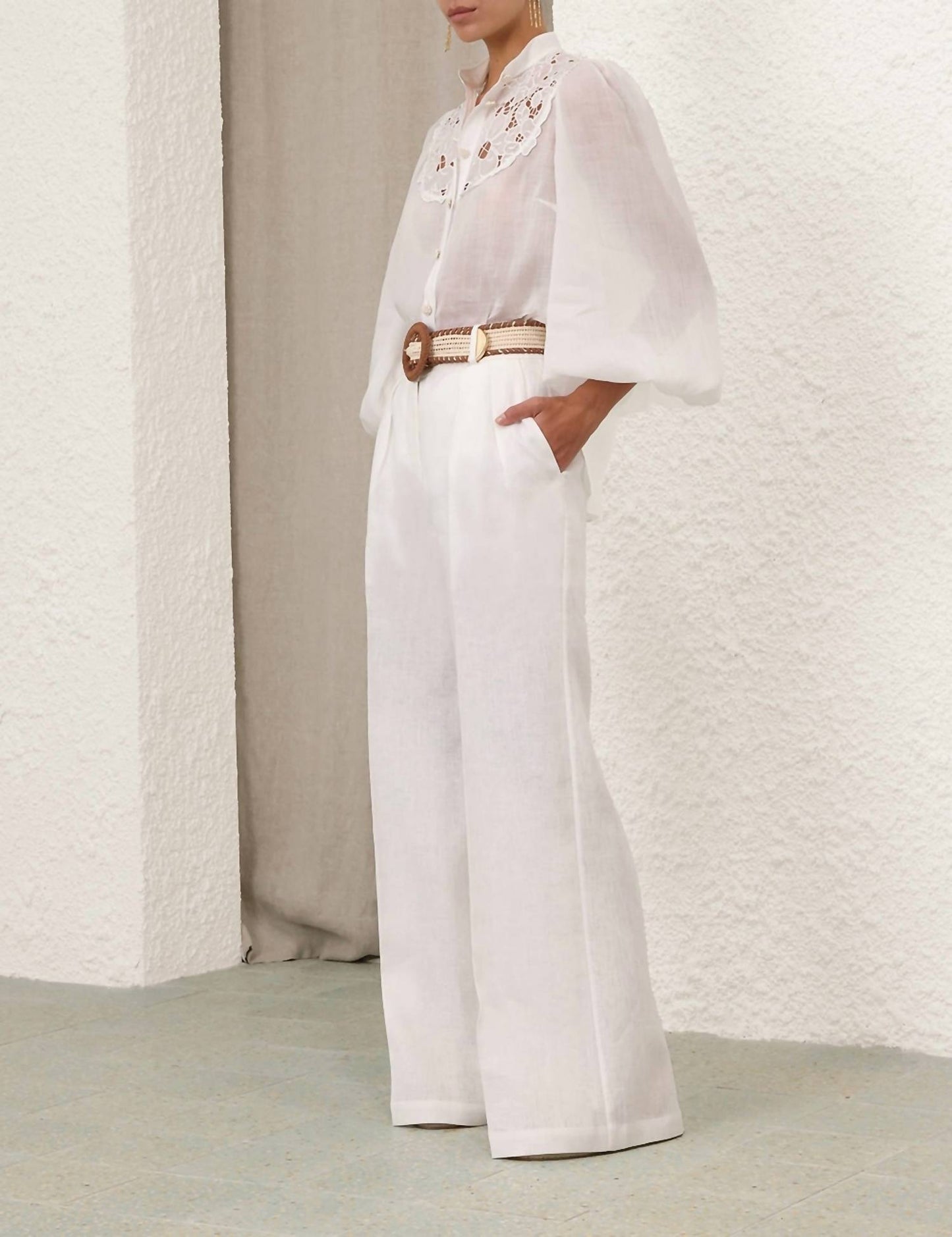 Zimmermann - Golden Tuck Pant