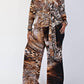 The Curve La - Plus Size Knit Long Sleeve Shirt Top And Wide Leg Pants Set