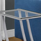 Accent Table C-Shaped with Sturdy Construction