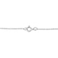 .925 Sterling Silver Prong-Set Diamond Accent Satin Finished Double Circle 18" Pendant Necklace (I-J Color, I1-I2 Clarity)