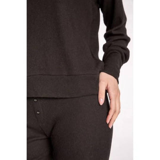 Pj Salvage - Conjunto de pijama básico texturizado