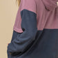 Entro - Color Block Hooded Sweatshirt